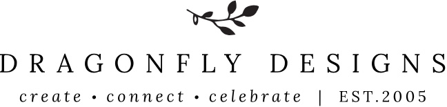Dragonfly designs logo.