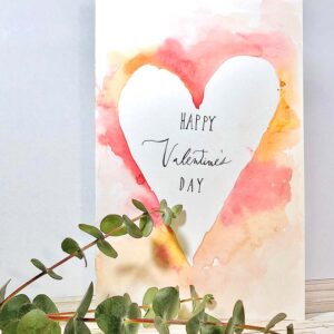 Happy valentine's day card.