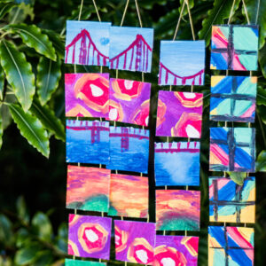 Painted collage